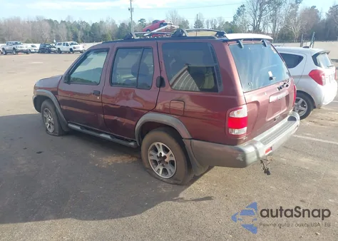2001 Nissan Pathfinder Se из США, поврежденный, VIN JN8DR07Y41W505139